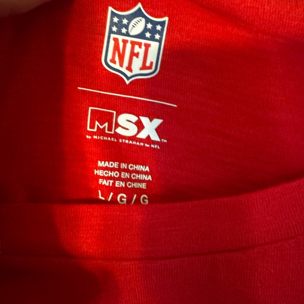 MSX by Michael Strahan for NFL Men's Short Sleeve Tee NWOT Kansas City Chiefs - Picture 3 of 4